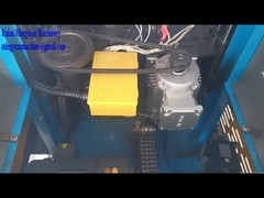 Teste de funcionamento da máquina de copos de papel de came aberto de placa única 40ML com 85 peças por minuto para cliente da Índia