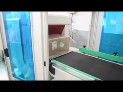 caixa de embalagem para máquina embrulhada em filme retrátil